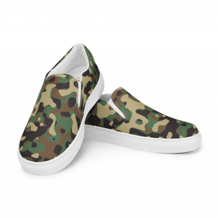Camouflage Women’s slip-on canvas shoes