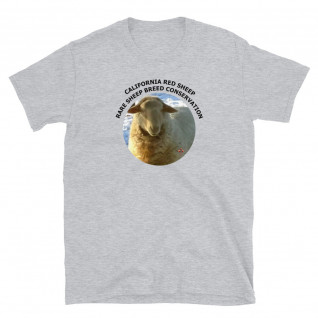 California Red Sheep Rare Sheep Breed Conservation Short-Sleeve Unisex T-Shirt