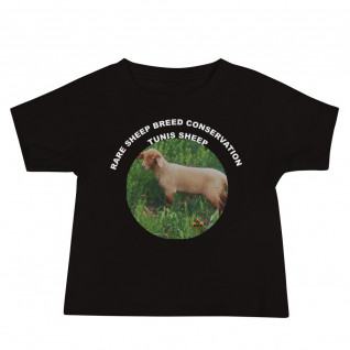 Tunis Sheep Rare Sheep Breed Conservation Baby Jersey Short Sleeve Tee copy