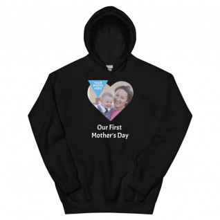Personalized Our First Mother's Day Unisex Hoodie