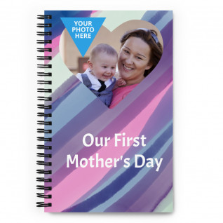 Personalized Our First Mother's Day Spiral notebook