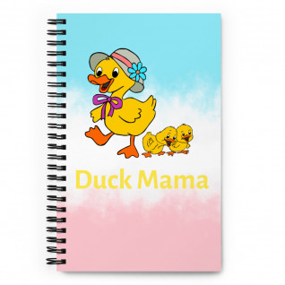 Duck Mama Spiral notebook